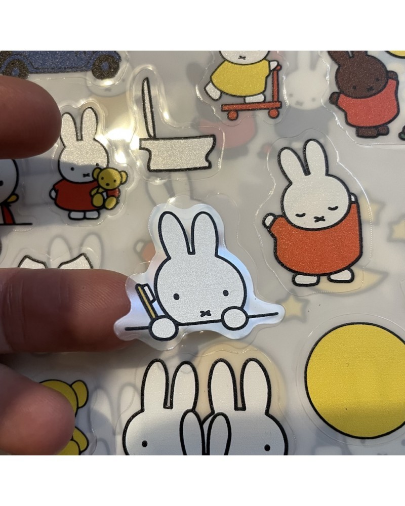 Les stickettes transparentes avec miffy