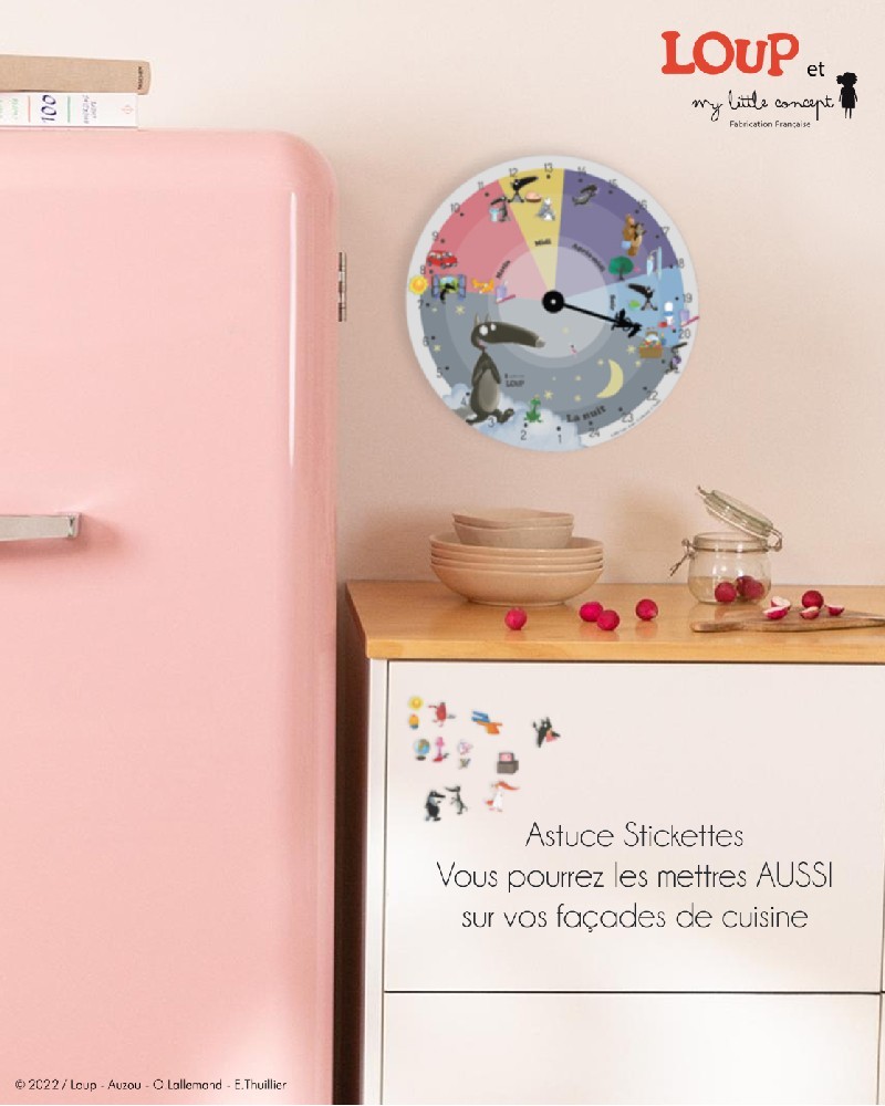 Les stickettes se placent sur toutes les surfaces lisses