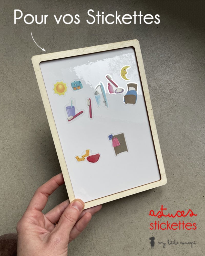 Planchette à stickettes