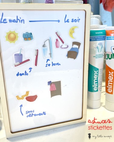 Planchette à stickettes