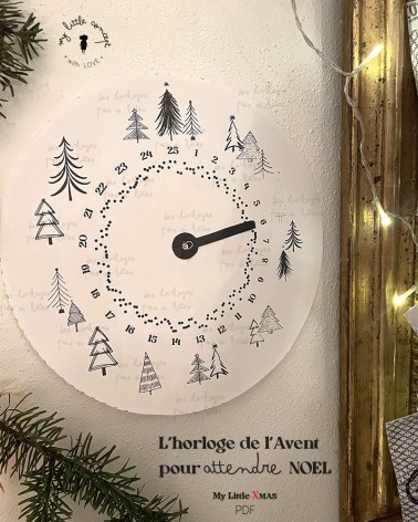 pdf horloge de l'avent