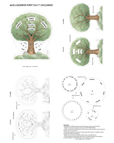 Mon Calendrier perpétuel à imprimer