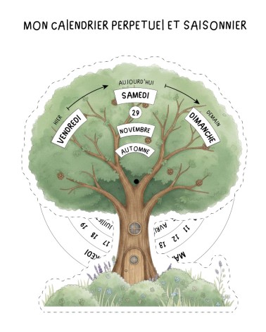 Mon Calendrier perpétuel à imprimer