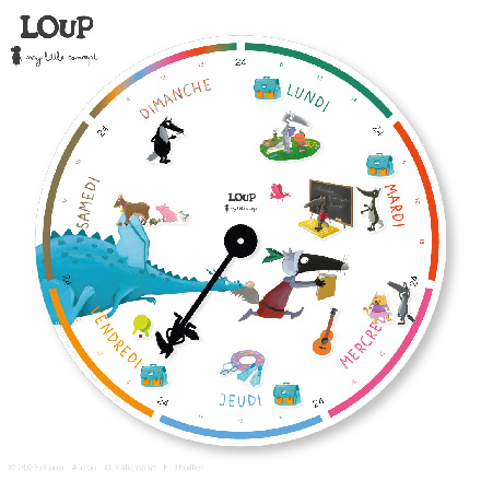 Horloge 7 jours
